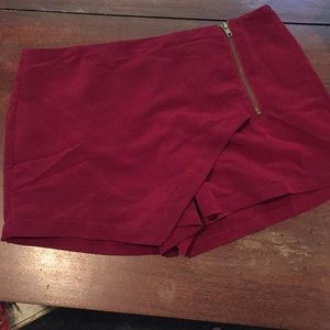 🌈Dark Red Skort⭐️